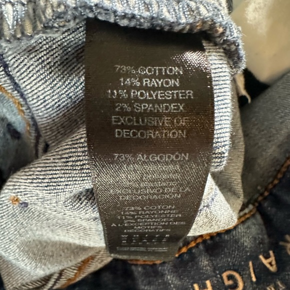 White House Black Market Floral Embellished Embroidered Blue Cropped Jeans Sz 6 - Picture 9 of 16